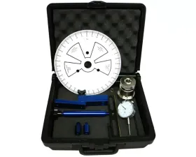 Pro Form Blue Anodized Aluminum Camshaft Degree Wheel Kit w/ Heads Off GM LS Engines