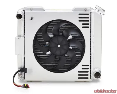 Pro Form Universal Series Inlet on Driver Side 17 inch Core Single Pass Manual Transmission Slim-Fit Radiator System - 69580-17