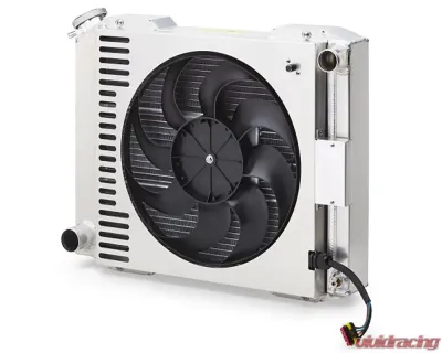 Pro Form Universal Series Inlet on Passenger Side 19 inch Core Single Pass Manual Transmission Slim-Fit Radiator System - 69590-19