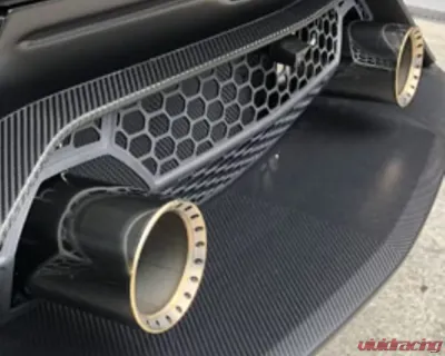 Brilliant Exhaust Stainless Steel Exhaust End Tail Pipe Tips for Lamborghini Aventador SVJ 2019-2021 - BE-LAM-ASV-TIPS