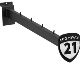 Highway 21 Peg Hanger Post Waterfall Slat Wall