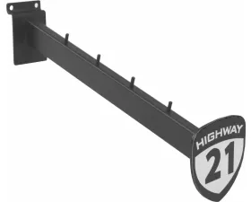 Highway 21 Hanger Post Waterfall Slat Wall