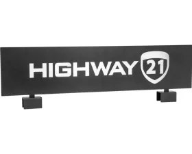 Highway 21 Display Sign Slat Wall