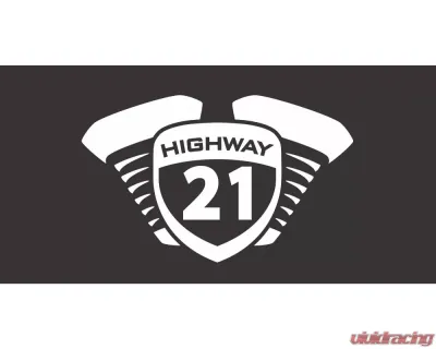 Highway 21 3'x6' Wall Banner Black - HWY 21 3X6 BLACK