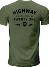 Highway 21 Halliwell Tee Green Size 4X-Large                                     - 489-19304X - Image 2