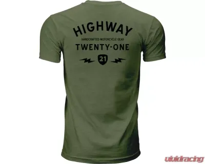 Highway 21 Halliwell Tee Green Size 4X-Large - 489-19304X