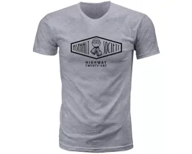 Highway 21 Asphalt Society Tee Heather Grey Size 2X-Large