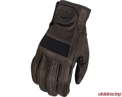 Highway 21 Jab Gloves Full Perforated Brown Size 2X-Large - 489-00432X