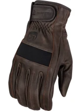 Highway 21 Jab Gloves Full Leather Brown Size Small                                     - 489-0041S - Image 2