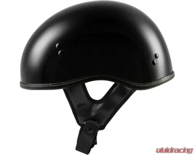 Highway 21 .357 Solid Half Helmet - 77-1100S