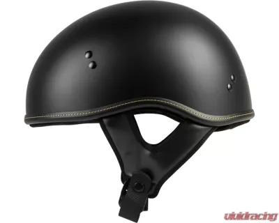 Highway 21 .357 Solid Half Helmet - 77-1101M