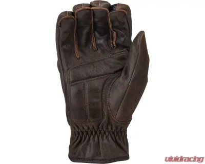 Highway 21 Jab Gloves Full Leather Brown Size Small - 489-0041S