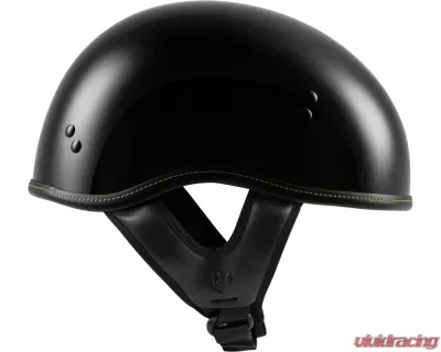 Highway 21 .357 Solid Half Helmet - 77-1100S