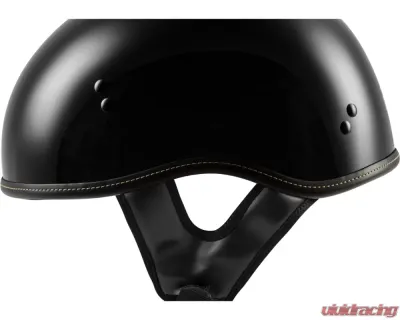 Highway 21 .357 Solid Half Helmet - 77-1100S