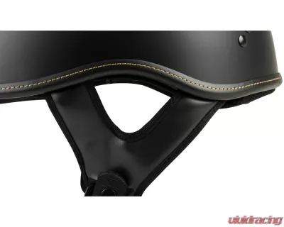 Highway 21 .357 Solid Half Helmet - 77-1101M