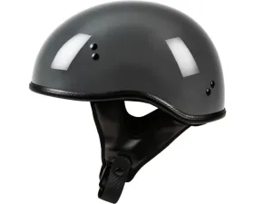 Highway 21 .357 Solid Half Helmet