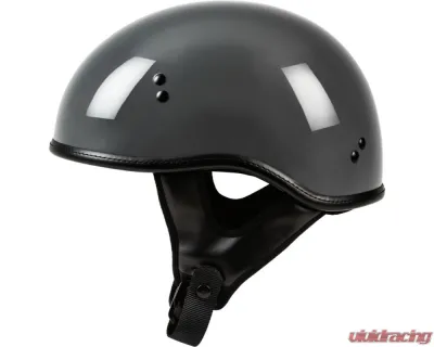 Highway 21 .357 Solid Half Helmet - F77-1103L