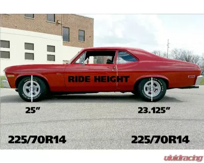 Ridetech StreetGRIP Lowering Coil Springs Dual Rate Pair Small Block Chevrolet Nova 1968-1974 - 11262350