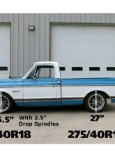Ridetech Block StreetGRIP Front Coil Springs Pair Small Block Chevrolet C10 1963-1972                                     - 11332350 - Image 2