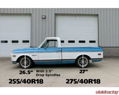 Ridetech Block StreetGRIP Front Coil Springs Pair Small Block Chevrolet C10 1963-1972 - 11332350