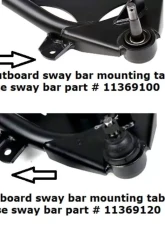 Ridetech Front MuscleBar Sway Bar Use w/ Stock Lower Arms Chevrolet C10 1973-1987                                     - 11369120 - Image 2