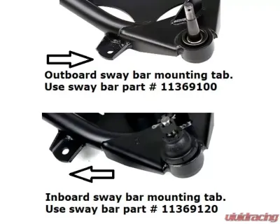 Ridetech Front MuscleBar Sway Bar Use w/ Stock Lower Arms Chevrolet C10 1973-1987 - 11369120