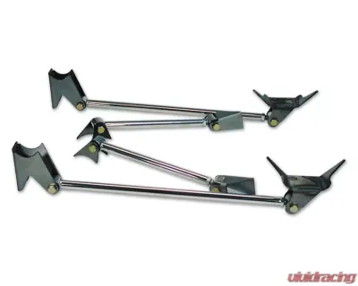 Ridetech Triangulated Four Link Universal Weld-In W/ Black Powder Coated Bars - 18987999