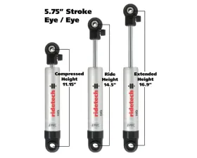 Ridetech Front Adjustable Single Shock 5.75
