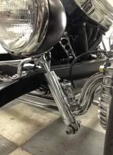 RideTech Polished Hot Rod Shock w/ Fixed Valve Eye Mounting 9.3" x 14.1                                     - 23359741 - Image 2