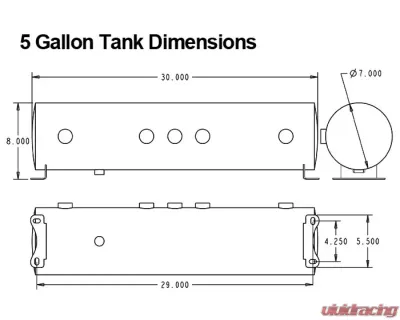 RideTech Compressor Leveling System 5 Gallon 4-Way Analog Air Ride Buick Electra | Chevrolet Bel Air 1955-1972 - 30154100