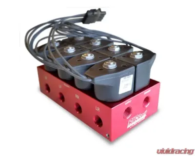 Ridetech 5 Gallon Dual Compressor 3/8" Big Red Valves Analog Air Ride Suspension Control System - 30154700