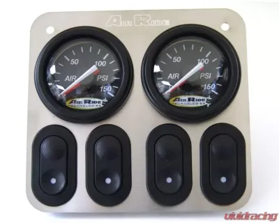 Ridetech 5 Gallon Dual Compressor 3/8" Big Red Valves Analog Air Ride Suspension Control System - 30154700