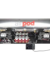 Ridetech RidePro E5 Air Ride Control System w/ 5 Gallon Dual Compressor AirPod Hi-Flow Big Red & 3/8" Valves                                     - 30514700 - Image 2