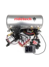 Ridetech RidePro E5 Air Ride Suspension Control System w/ 3 Gallon Single Compressor & 1/4" Valves                                     - 30534000 - Image 2