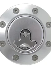 Ridetech Clear Anodized Locking Gas Cap Chevrolet Camaro 1967-1968                                     - 81000032 - Image 2