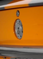 Ridetech Clear Anodized Locking Gas Cap Chevrolet Camaro 1967-1968                                     - 81000032 - Image 4
