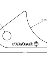 Ridetech Tri Link Large Rear Axle Tab                                     - 90000144 - Image 2