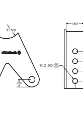 Ridetech Tri Link Axle Bracket                                     - 90000159 - Image 2