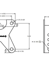 Ridetech Parallel 4 Link Axle Bracket                                     - 90000160 - Image 2