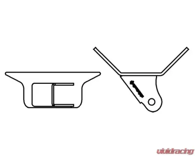 Ridetech Left Tri Link Wing Bracket Assembly - 90000163