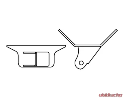 Ridetech Right Tri Link Wing Bracket Assembly - 90000164