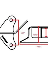 Ridetech Left Parallel 4 Link Frame Bracket                                     - 90000165 - Image 2