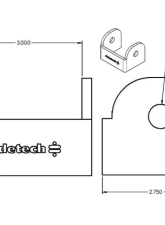 RideTech Large Rod End Bracket 3" Wide Rod End                                     - 90000188 - Image 2