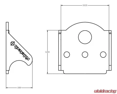 RideTech Upper Bolt-On 4 Link Bridge Mount - 90000242