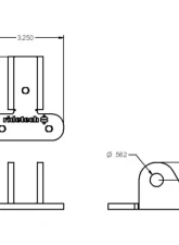 Ridetech Lower Control Arm Bracket to Mount C4 Corvette ShockWave                                     - 90000287 - Image 2