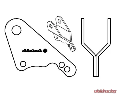 Ridetech Ford 8" | 9" Panhard Bar Bracket - 90001891