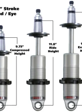 Ridetech HQ Series CoilOver Shock w/ 3.6" Stroke 2" Stud Mount Universal                                     - 24139905 - Image 3