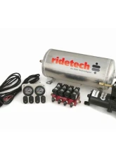 Ridetech 3 Gallon Single Compressor 4-Way Analog Air Ride Suspension Control System Chevrolet Camaro 1967-2002                                     - 30154000 - Image 2