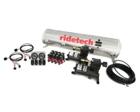 Ridetech Compressor Leveling System 5 Gallon 4-Way Analog Air Ride Buick Electra | Chevrolet Bel Air 1955-1972