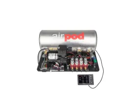 Ridetech RidePro E5 Air Ride Suspension Control System w/ 3 Gallon Single Compressor AirPod & 1/4